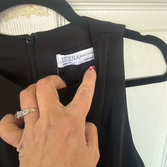 Mac Duggal Black Feather Hem Dress Sz 12 NWT - Picture 8 of 8